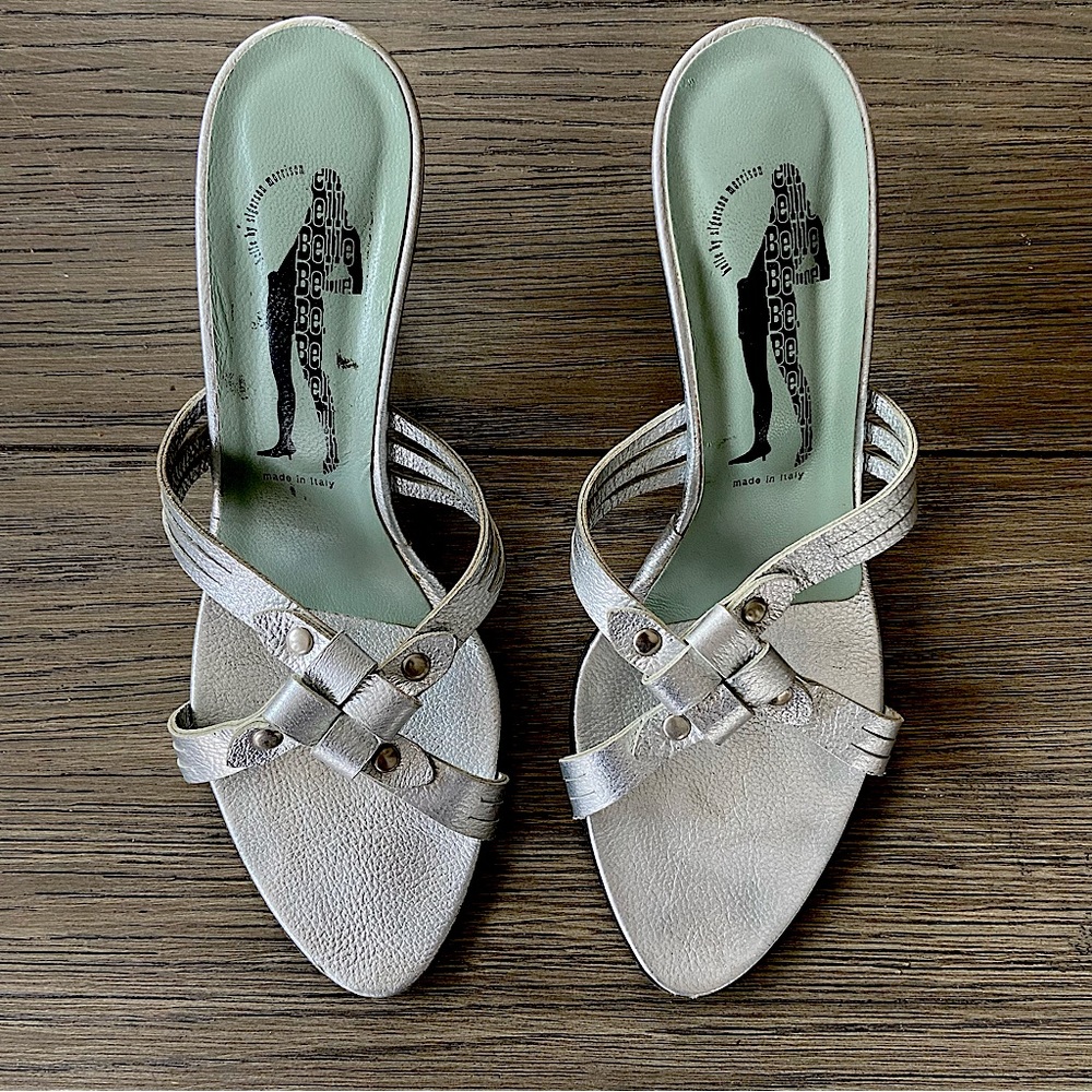 Elegant Silver Women's Sandals